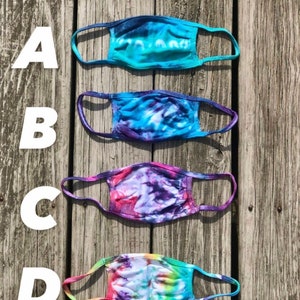 Tie Dye Mask | Adult Masks | Washable Three-Layer 100% Organic Cotton Reusable Tie Dye Adult Face Mask!!! | Gifts | Tie Dye Gifts