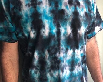 Camiseta Tie Dye / Camiseta Teñida a Mano / Unisex / Manga Corta / Estilo Hippie / Talla XL / Algodón / Tie Dye / Cuello Redondo / Regalos / Regalos Tie Dye / Regalo para Grateful Dead