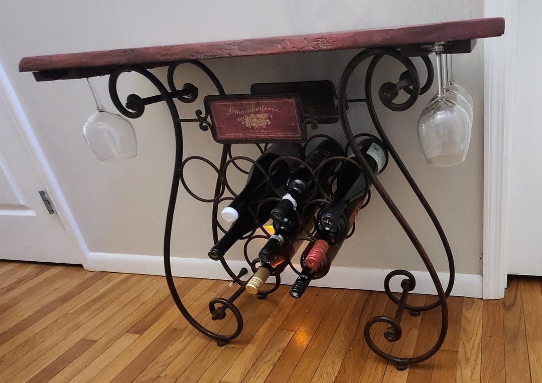 Live Edge Wine Rack Etsy