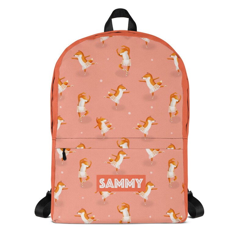ballerina backpack personalized