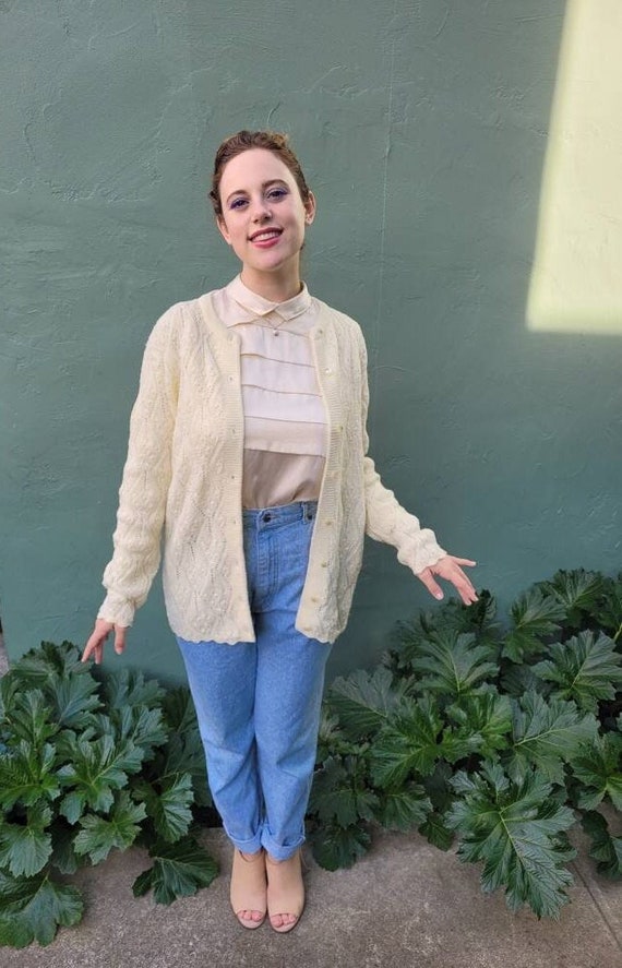 60's Billie Jo Pointelle Knit Longline 