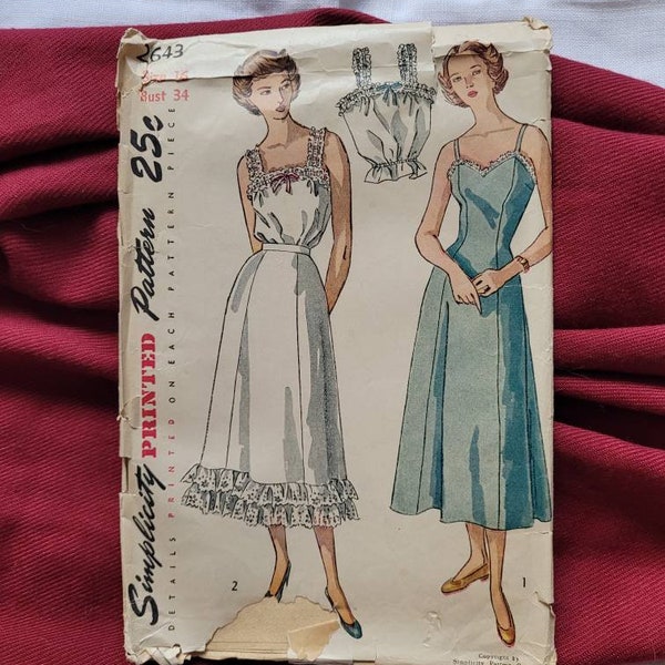 Full Slip Pattern Etsy