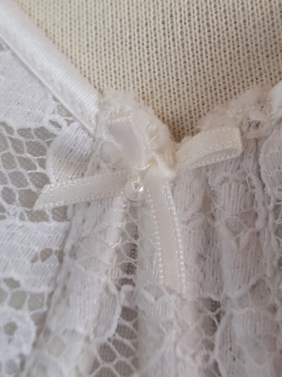 40C Vintage Fredericks of Hollywood, White Lace, … - image 4