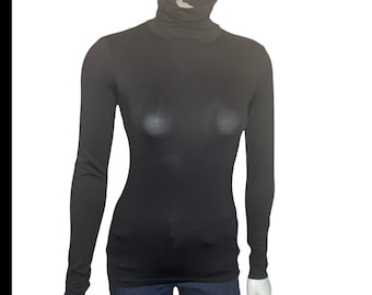 Jean Paul Gaultier cuello de tortuga negro 4