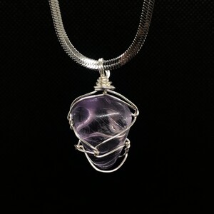 Amethyst Crystal Choker Necklace/ Amethyst Jewelry/ Amethyst Healing Necklace/ Aquarius February Birthday Necklace/ Crown Chakra Necklace