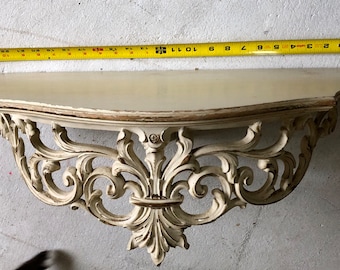 Large 23” Syroco Vintage Wall Shelf