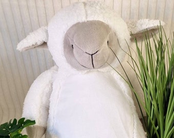 Weighted Anxiety Teddy, Calming Plush Lamb, Stress Relief