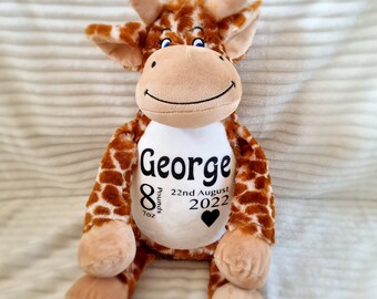 Personalised WEIGHTED Birth Weight Bear or Memory Bear