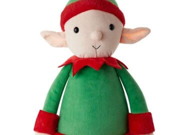 Personalized Weighted Christmas Elf, Birth Weight Keepsake, Memory Bear