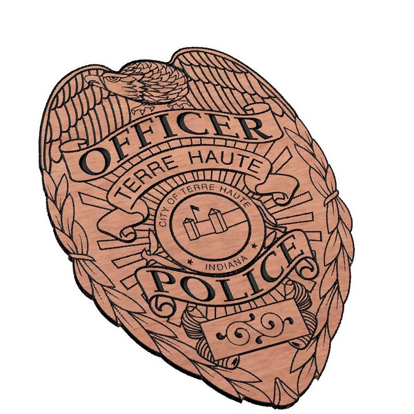 Terre Haute Police Badge SVG