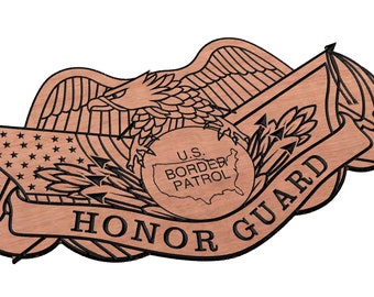 United States Border Patrol Honor Guard SVG
