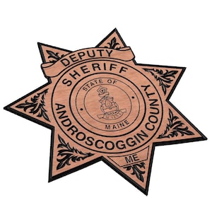 Androscoggin County Deputy Sheriff Badge SVG