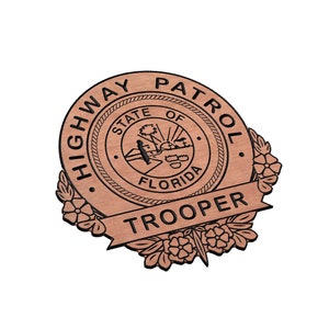 Florida Highway Patrol Badge SVG