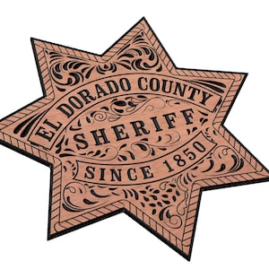 El Dorado County Sheriff Badge SVG