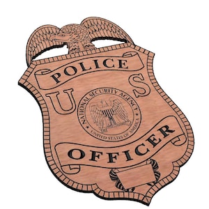 NSA Police Badge SVG