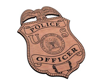 NSA Police Badge SVG - Etsy
