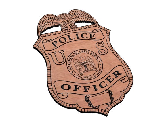 NSA Police Badge SVG - Etsy