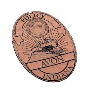Avon Police Badge SVG