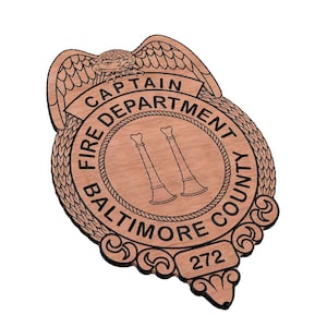 Baltimore County Fire Badge SVG