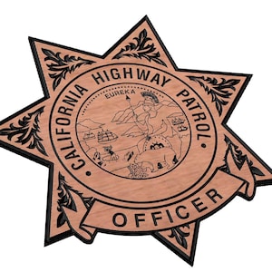 California Highway Patrol Badge SVG