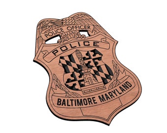 Baltimore City Police Badge SVG