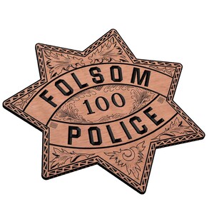 Folsom Police Badge SVG