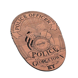 Georgetown Police Badge SVG
