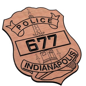 Indianapolis Police Badge SVG