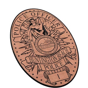 Huntington Beach Police Badge SVG
