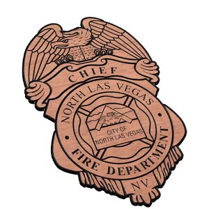 Distintivo del capo dei vigili del fuoco di North Las Vegas SVG