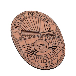 ANAHEIM Police Badge SVG
