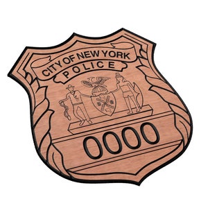 New York City Police Badge SVG