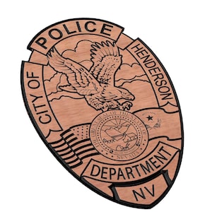 City of Henderson Police Badge SVG