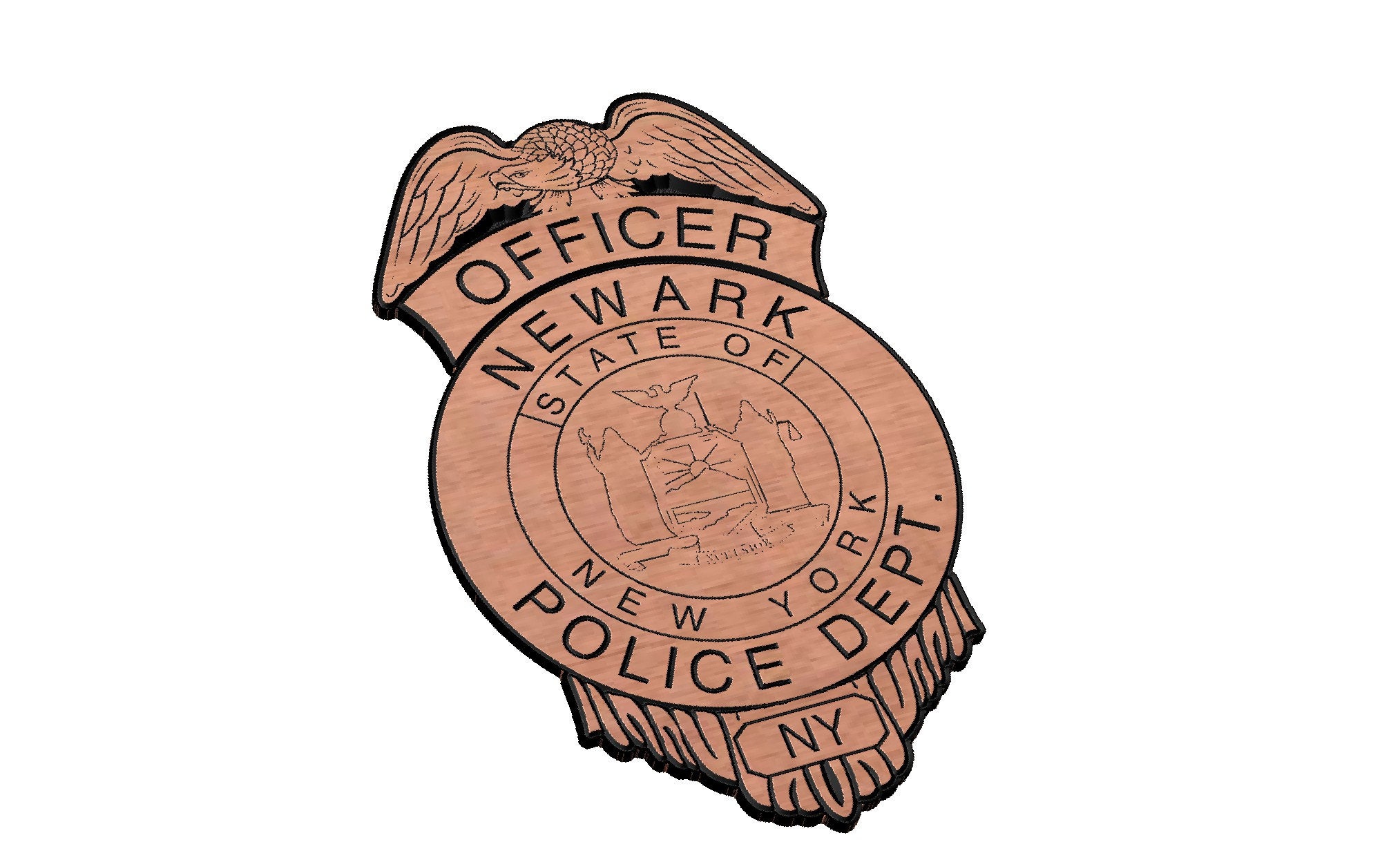 Newark Police Badge SVG | Etsy