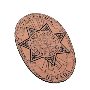 Insignia de policía del distrito escolar del condado de Clark SVG