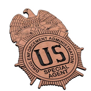 DEA Police Badge SVG
