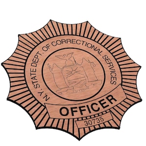 Corrections Officer Badge SVG
