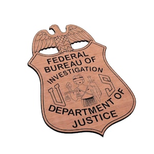 FBI Police Badge SVG