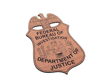 FBI Police Badge SVG