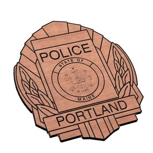 Portland Police Badge SVG