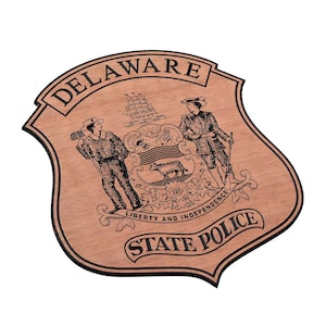 Delaware State Police Badge SVG