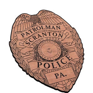 Scranton Police Badge SVG