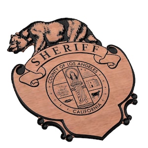 Los Angeles County Sheriff Old Badge SVG