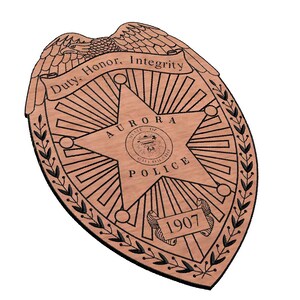 Aurora Police Badge SVG