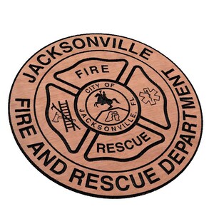 Distintivo del dipartimento dei vigili del fuoco di Jacksonville SVG