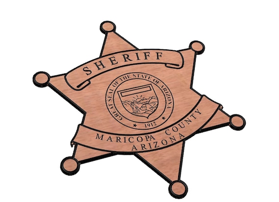 Maricopa County Sheriff Badge SVG - Etsy