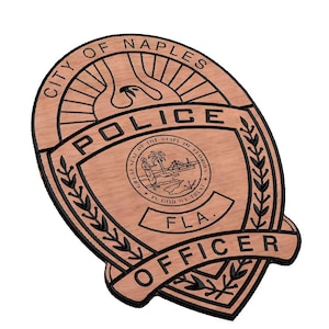 Naples Police Badge SVG