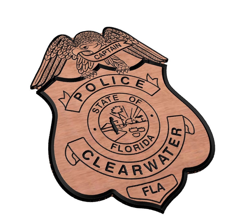 Clearwater Police Badge SVG | Etsy