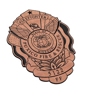 Pubico Fire and Rescue Badge SVG
