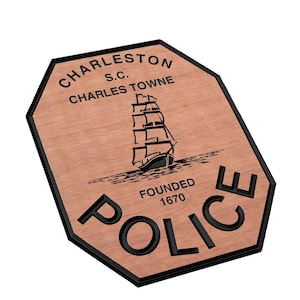 Charleston Charles Towne Police Patch SVG